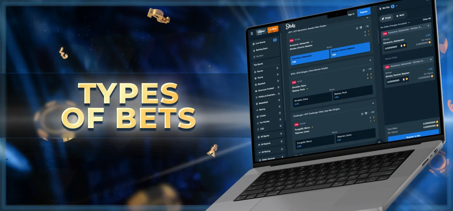 types of bets on sport